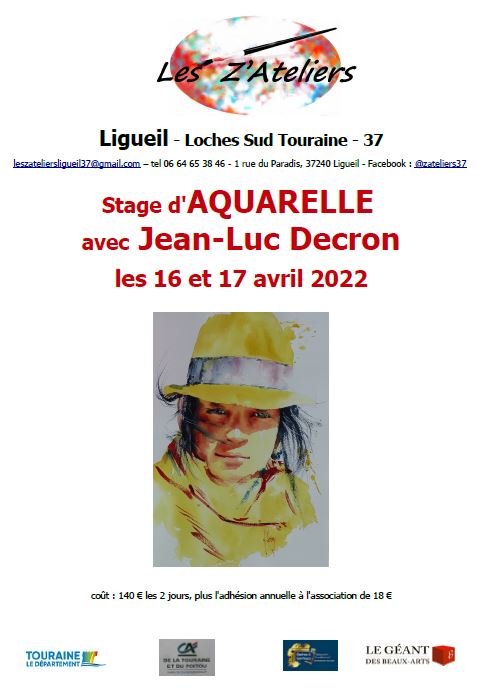 Stage Ligueil, Indre et Loire, 16 et 17 avril