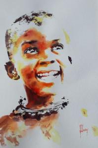 Enfant au collier