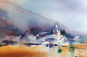 Campan, Pyrénées 45x60
