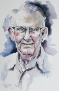 Homme aux grandes lunettes 
